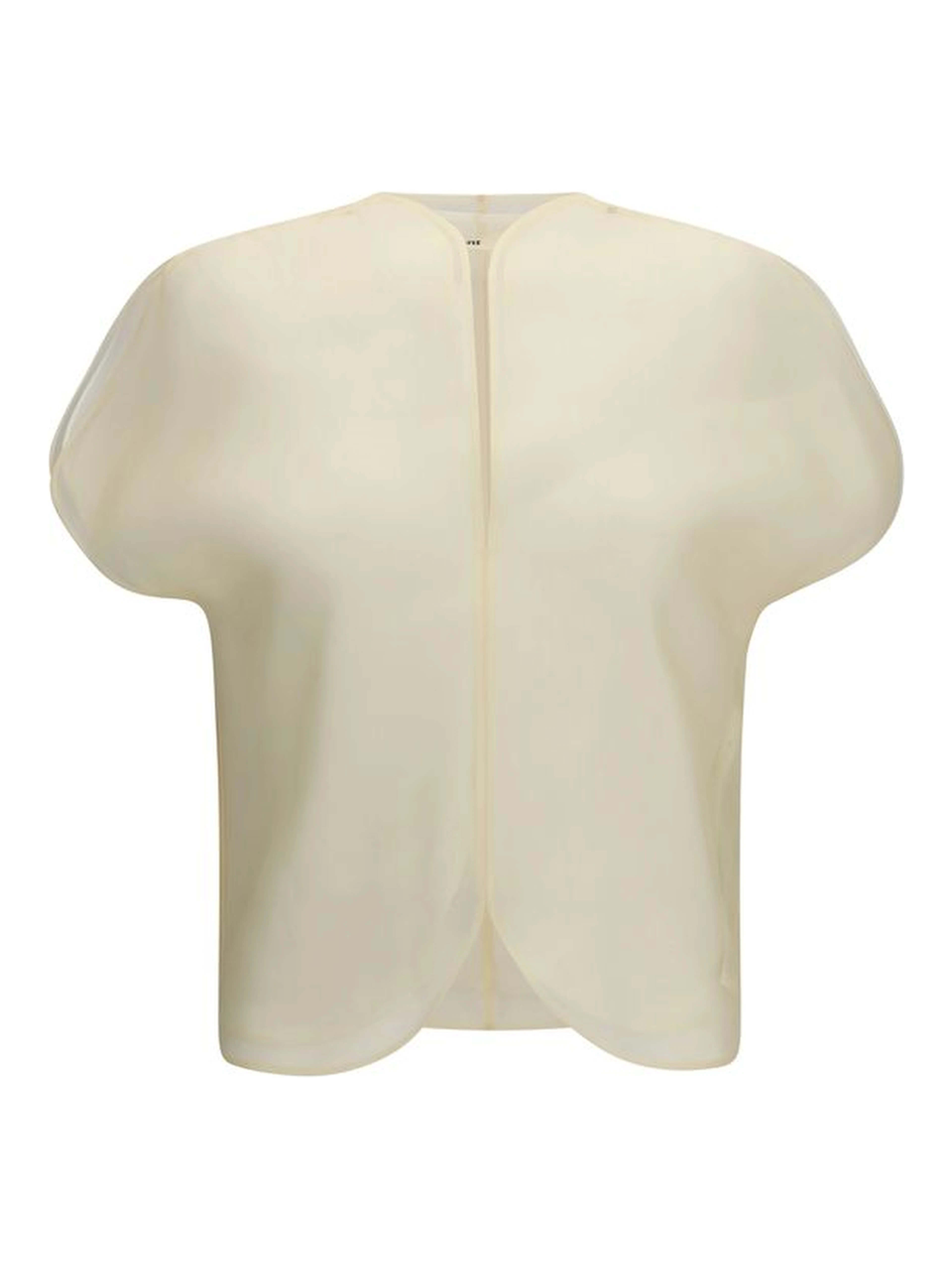 Beige Silk Shirt
