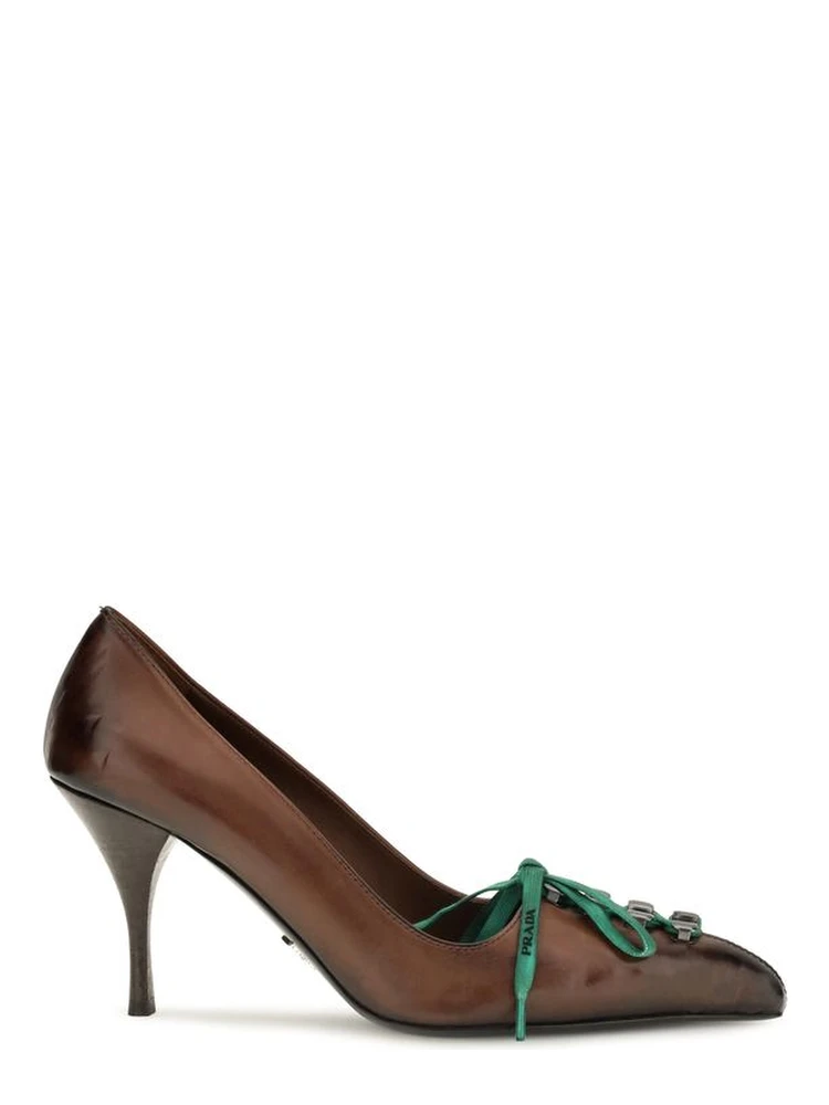 Brown Calf Leather Bos Taurus Lace-Up