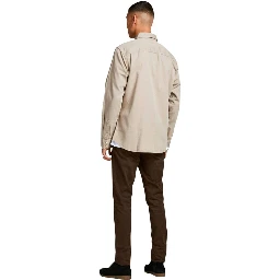 Beige Denim Shirt