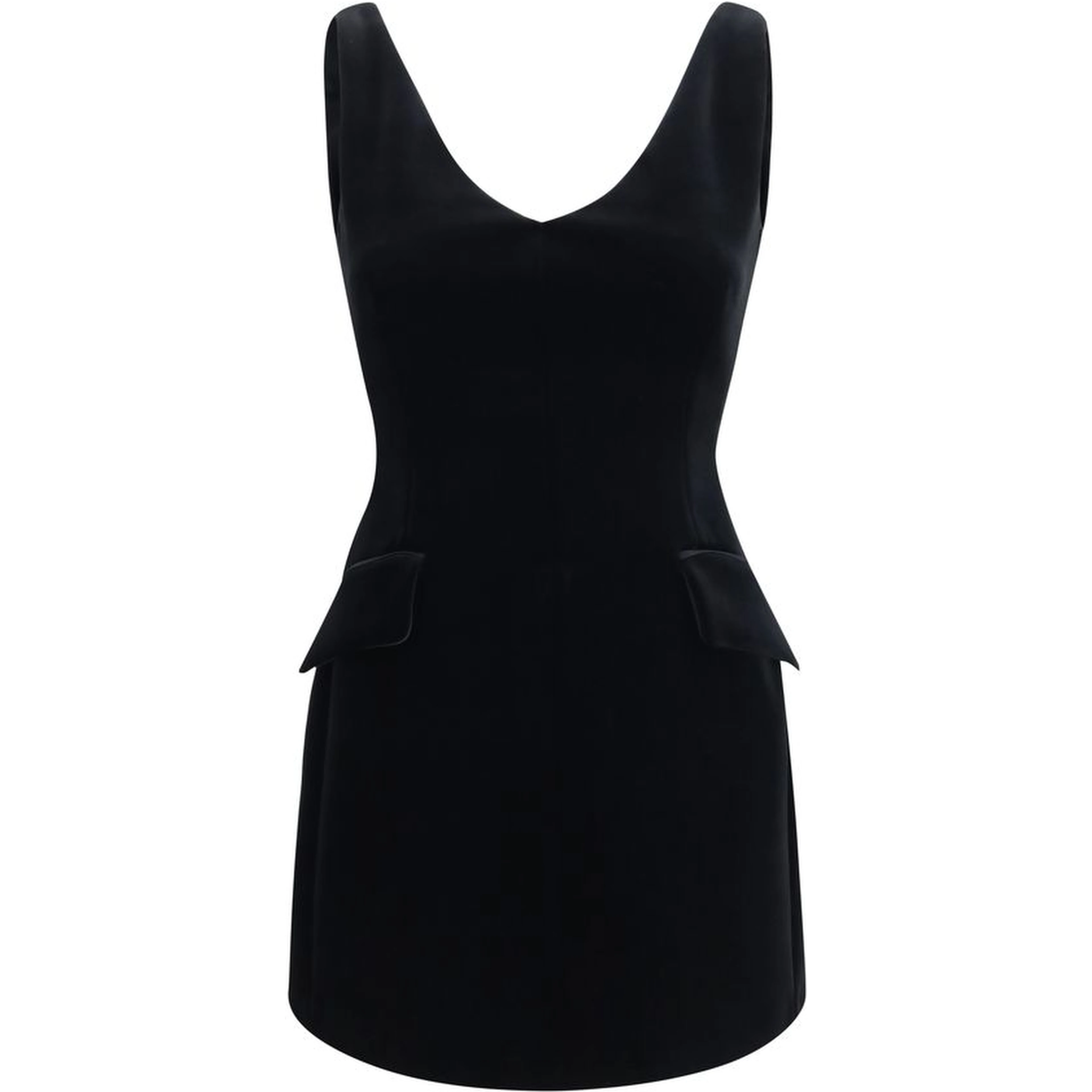 Black Polyester Casual Dress