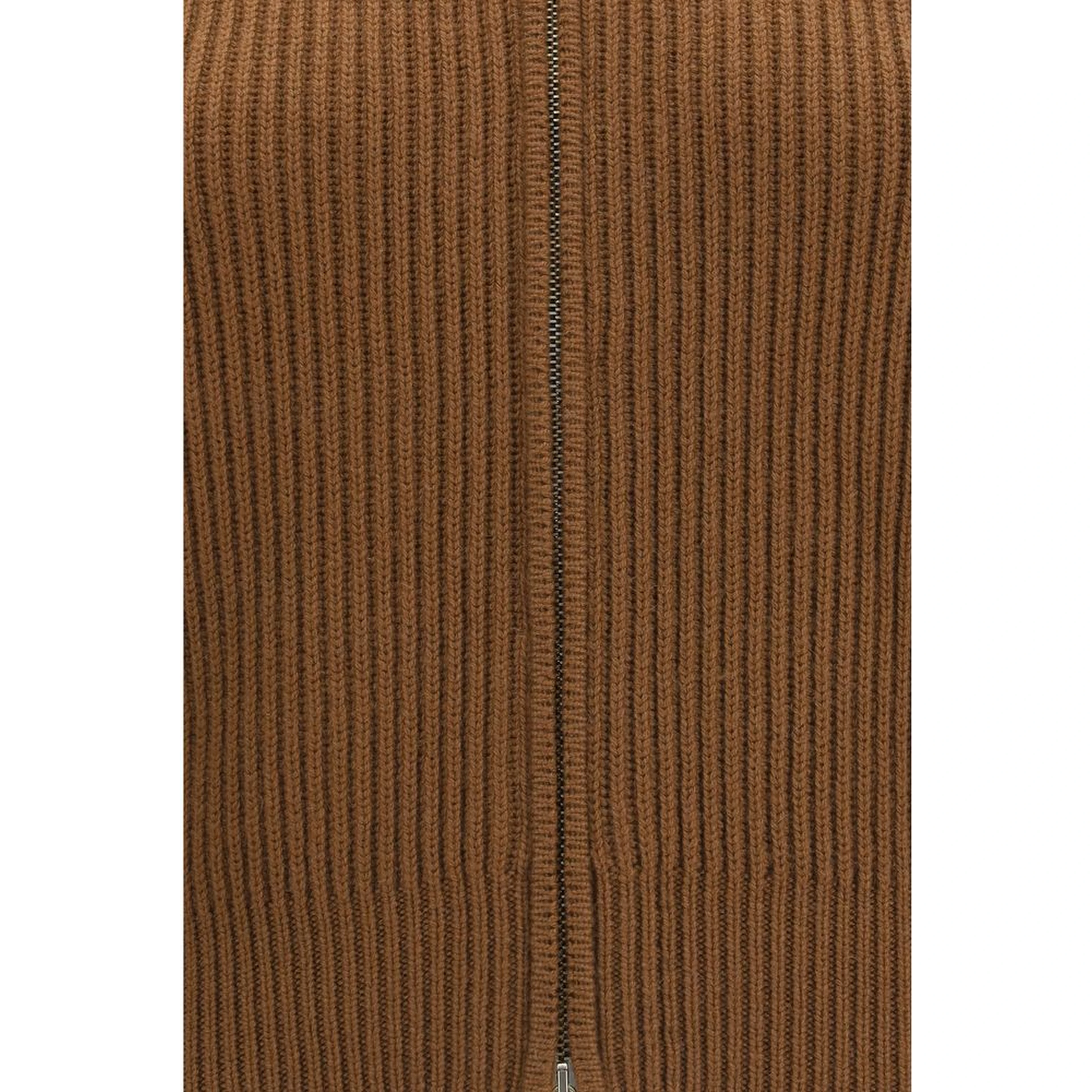 Brown Wool Oves Aries Cardigan