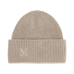 Beige Cashmere Beanie