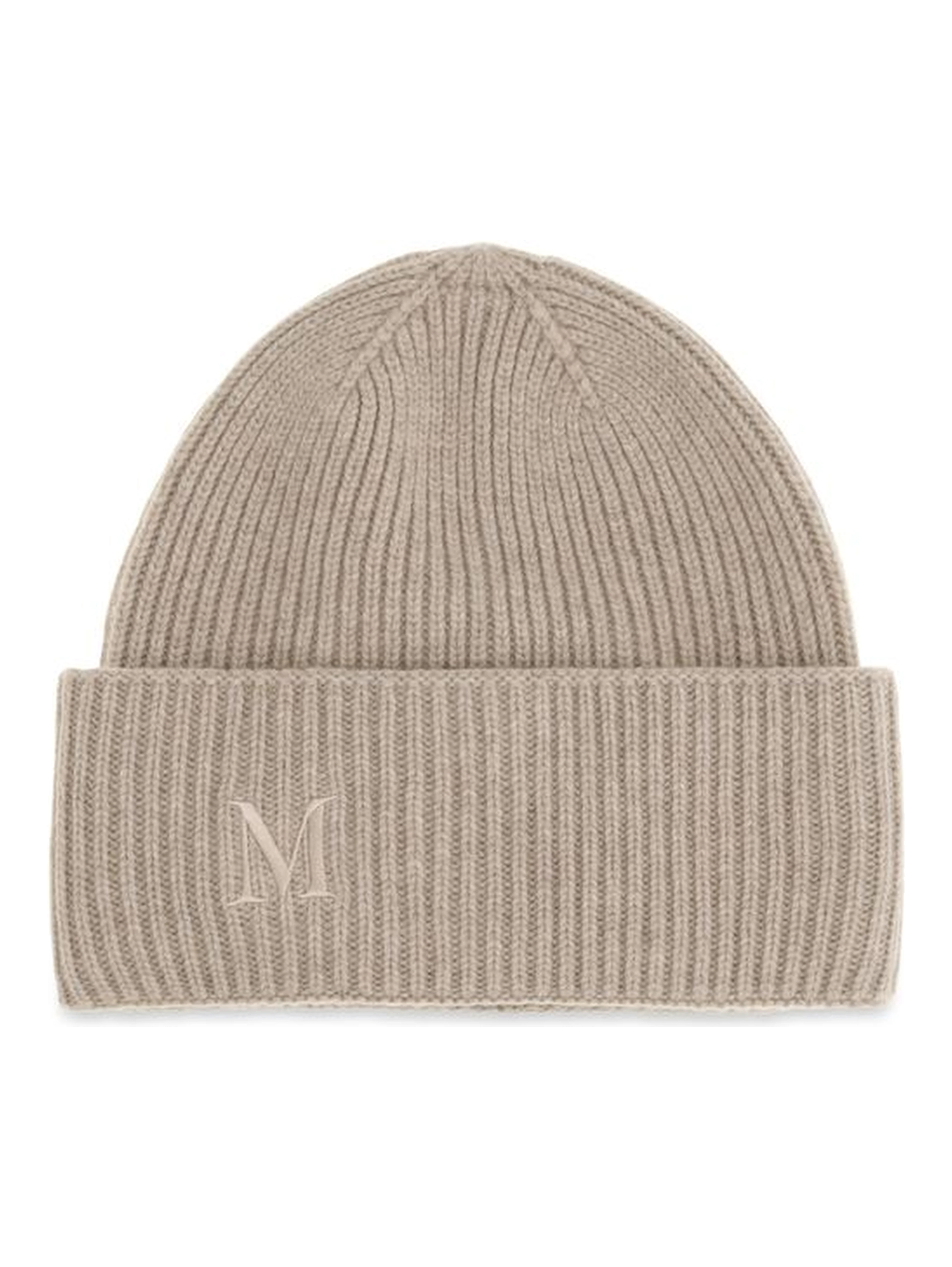 Beige Cashmere Beanie