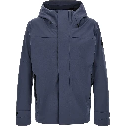Blue Polyamide Shell Jacket