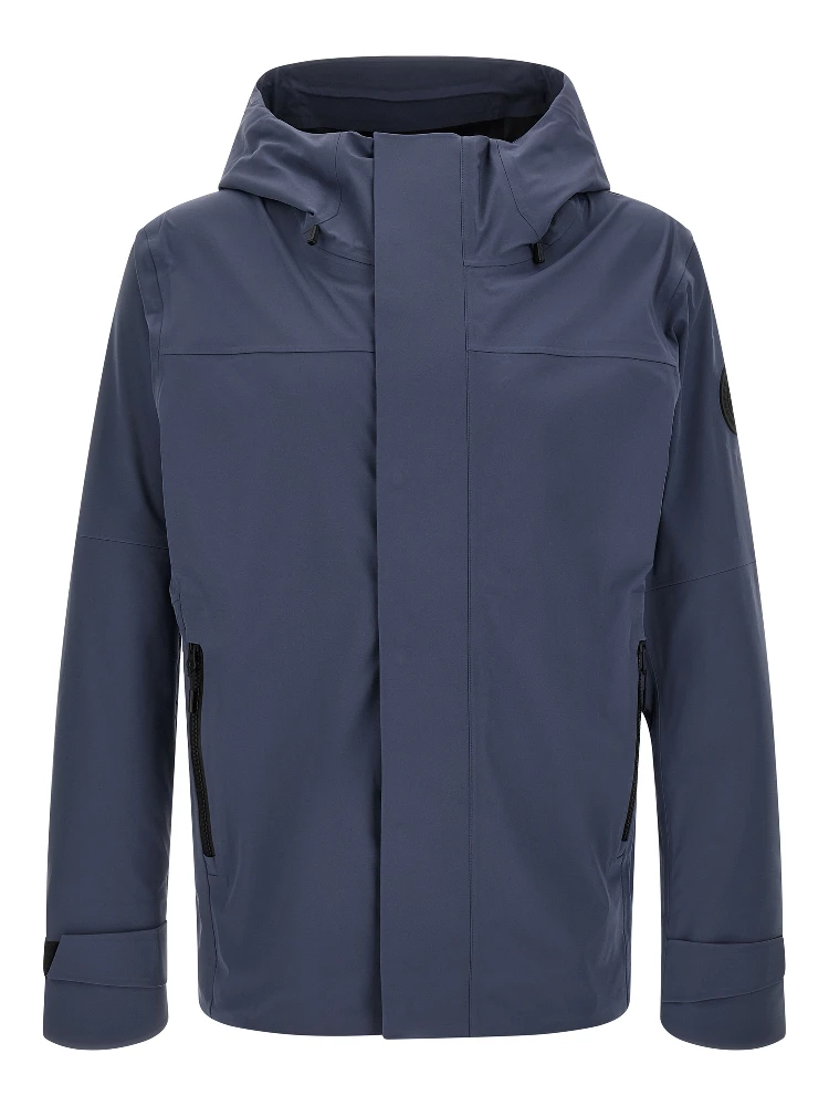 Blue Polyamide Shell Jacket