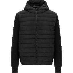 Black Wool Full-Length Jacket