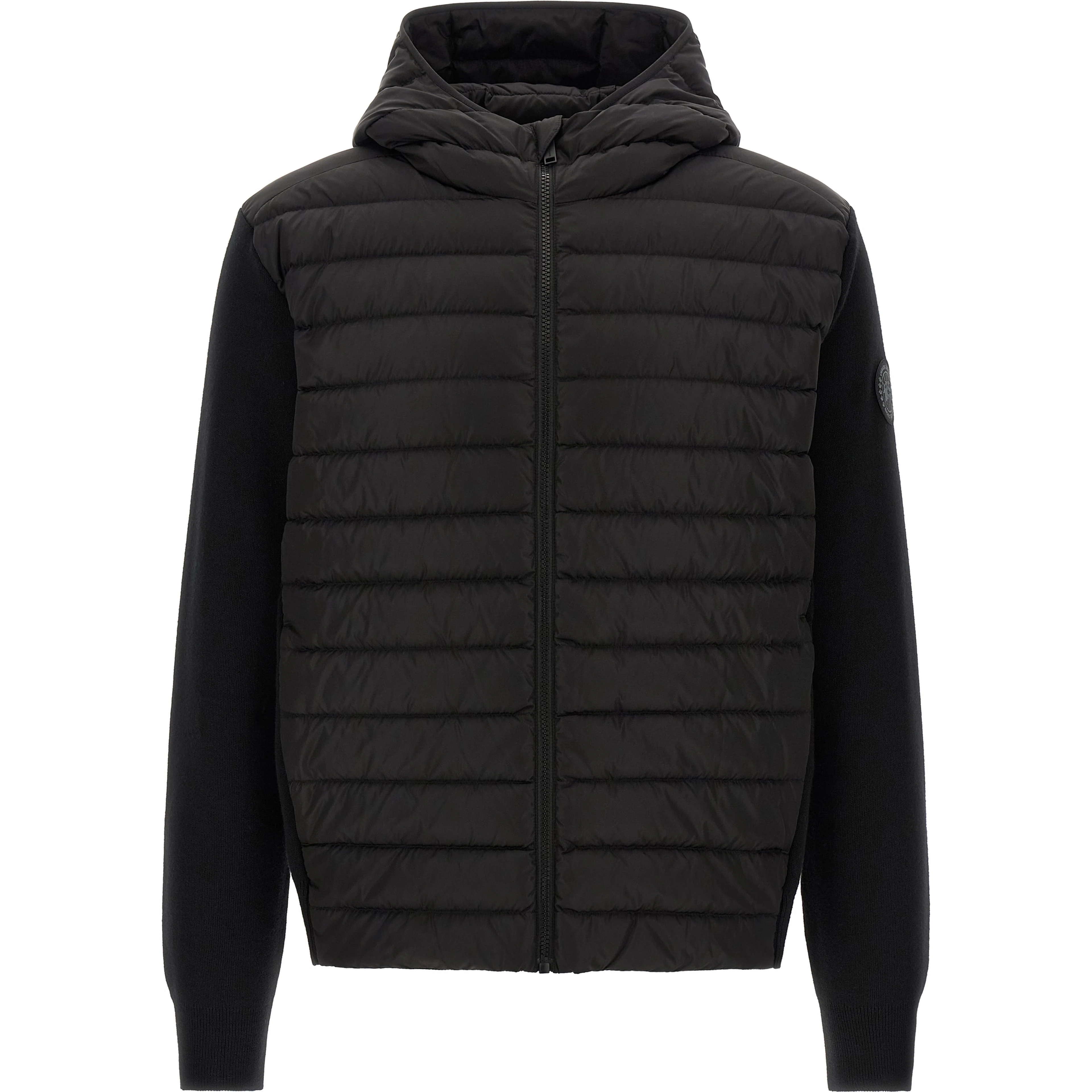 Black Wool Full-Length Jacket