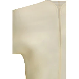Beige Silk Shirt