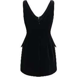 Black Polyester Casual Dress
