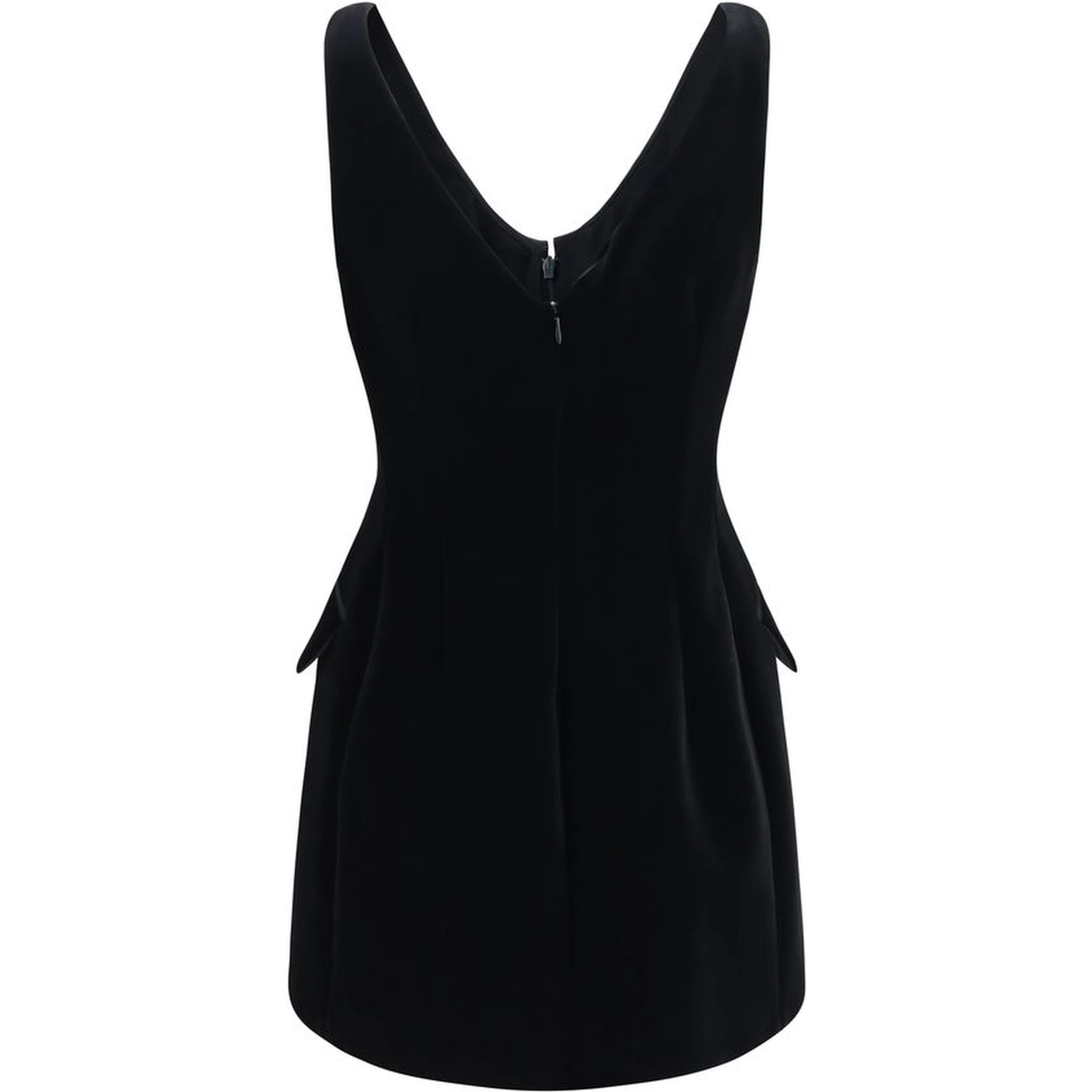 Black Polyester Casual Dress