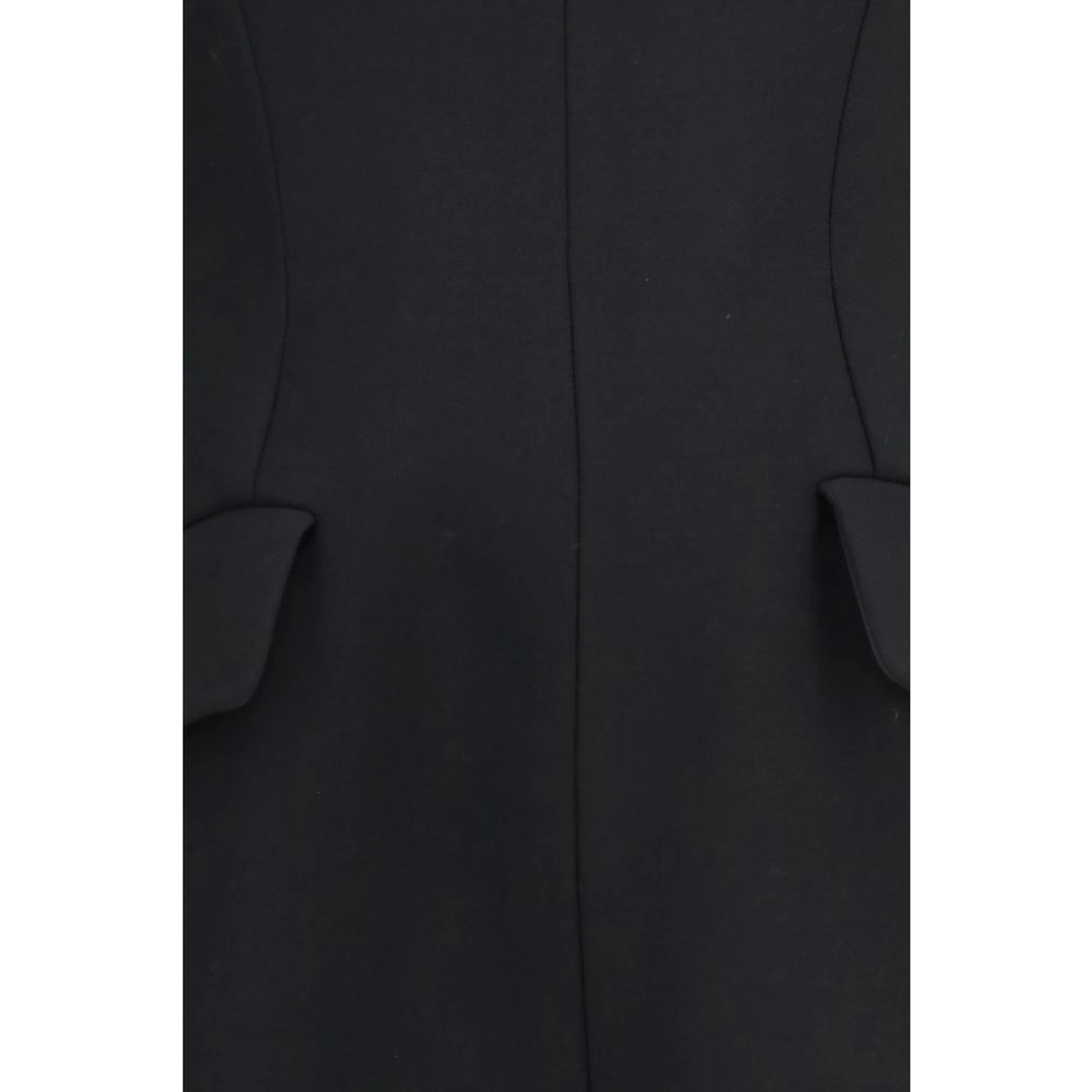 Black Polyamide Casual Dress