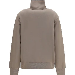 Beige Cotton Sweatshirt
