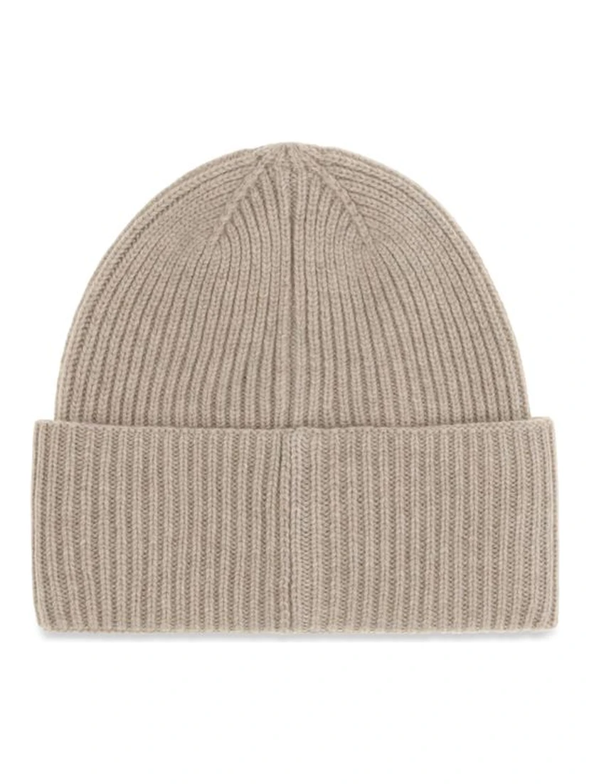 Beige Cashmere Beanie