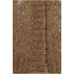 Brown Alpaca Vicugna Pacos Cardigan