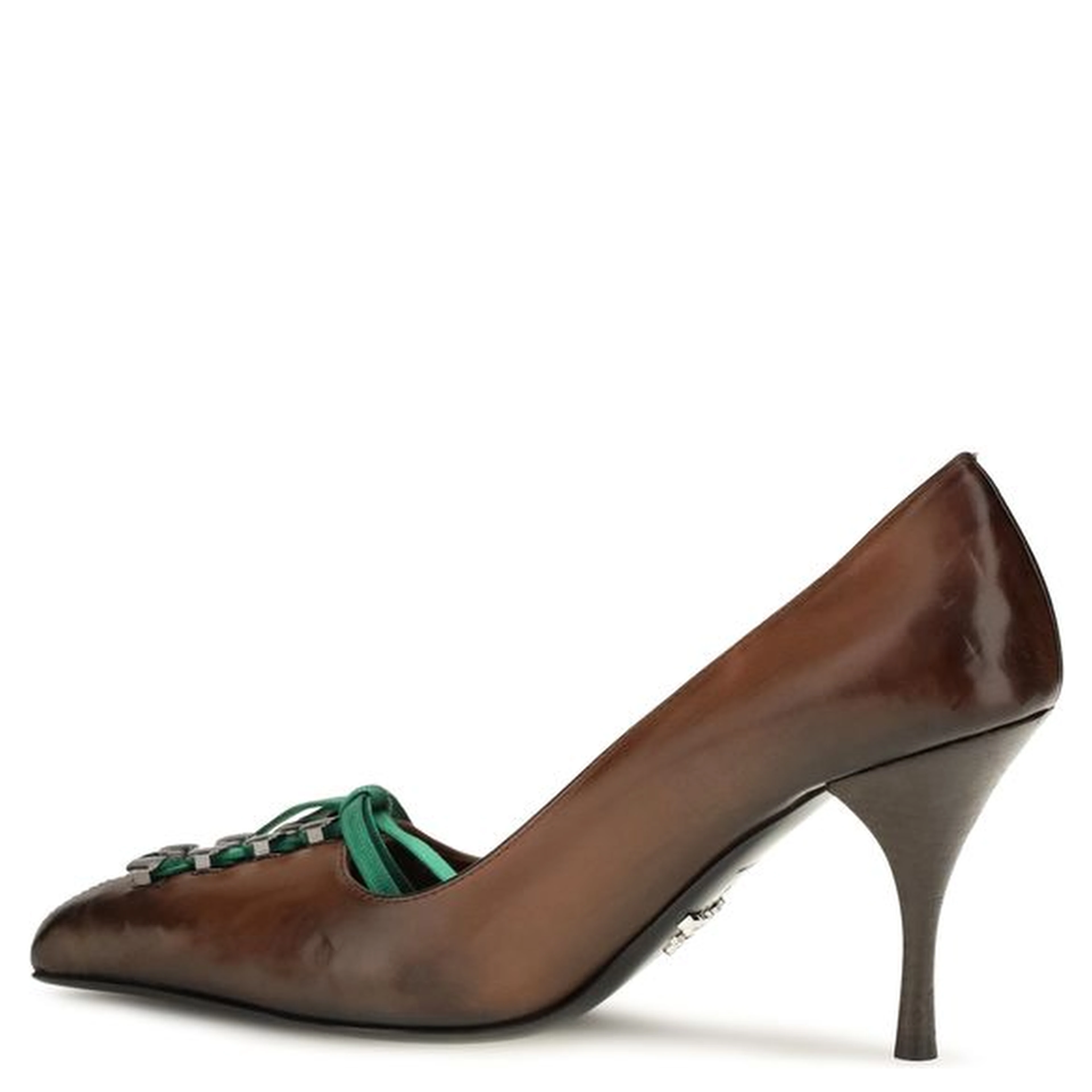 Brown Calf Leather Bos Taurus Lace-Up