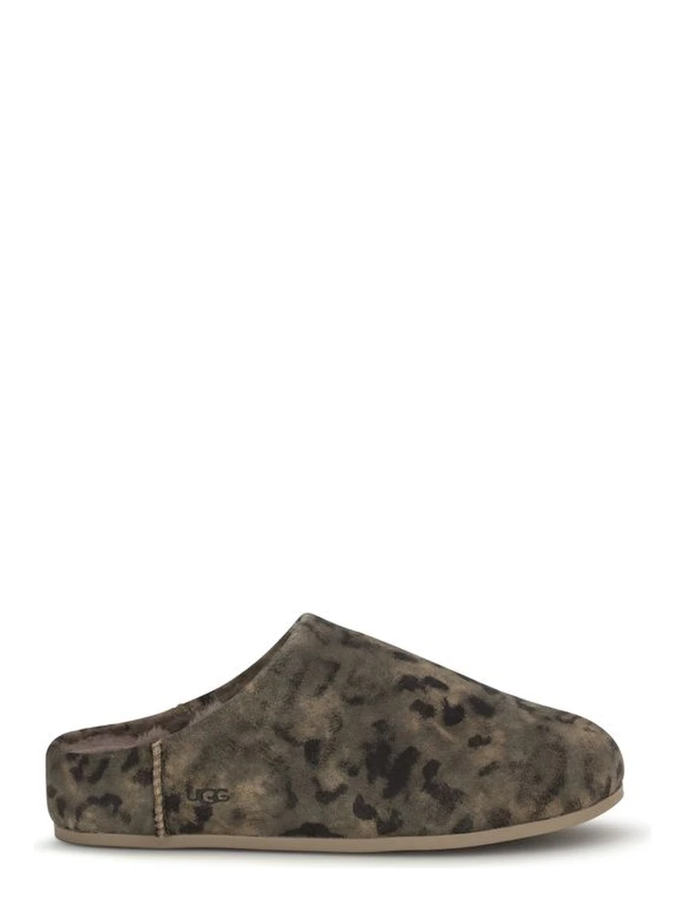 Brown Suede Leather Mules