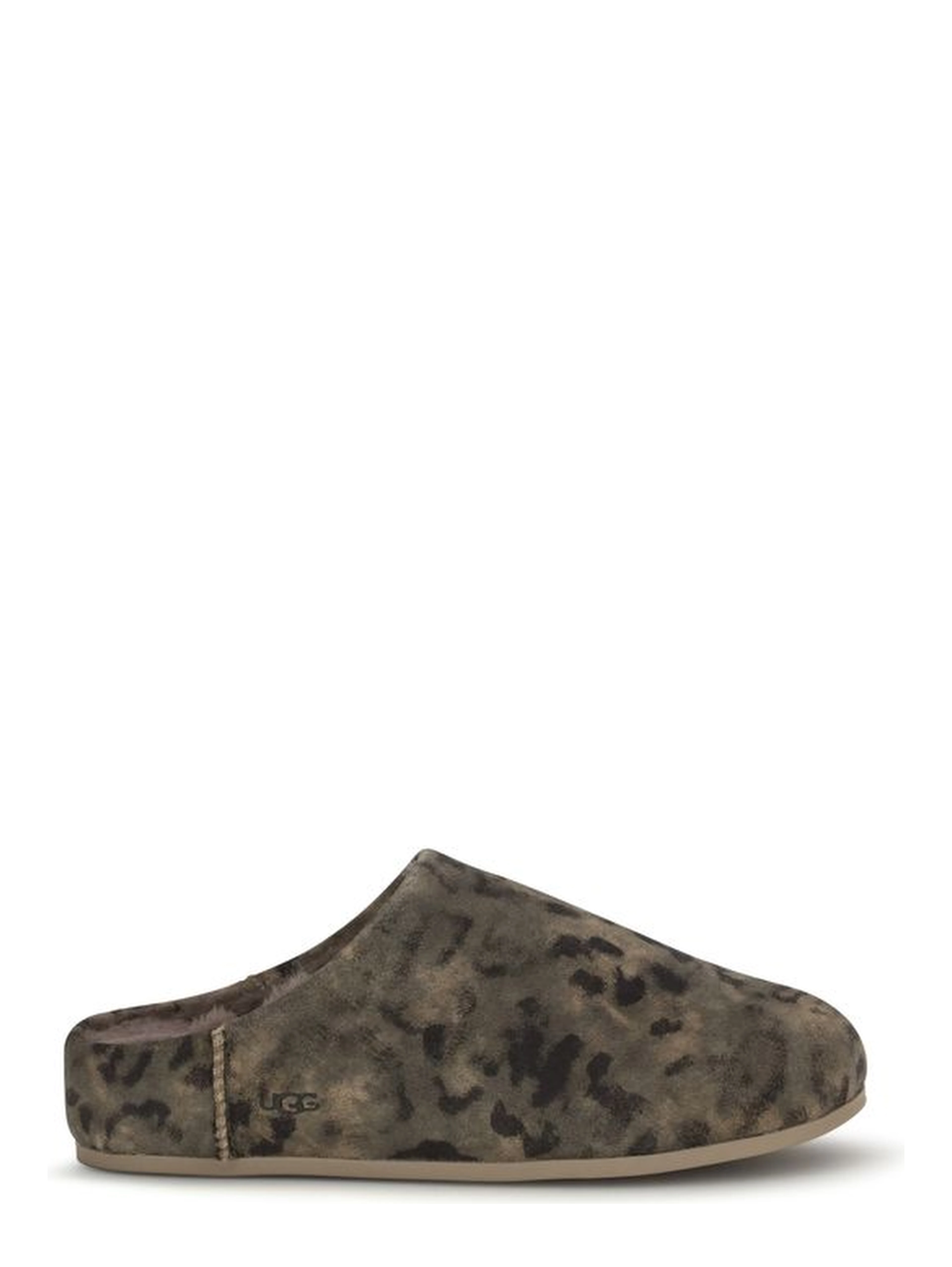 Brown Suede Leather Mules