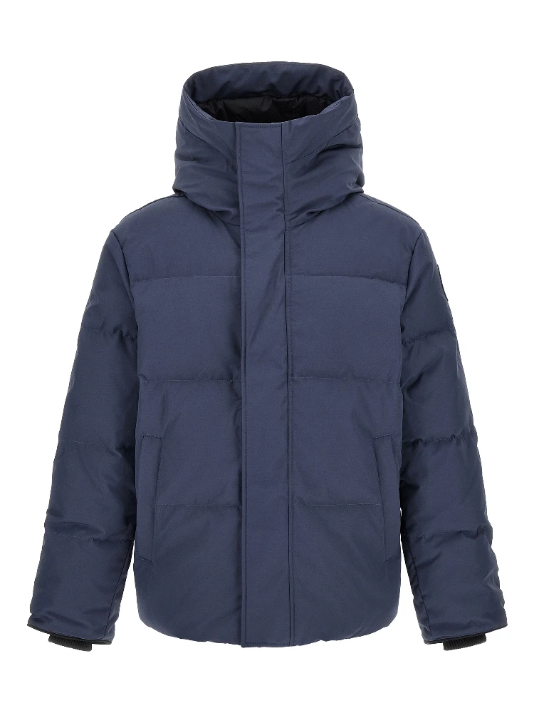 Blue Polyester Parka