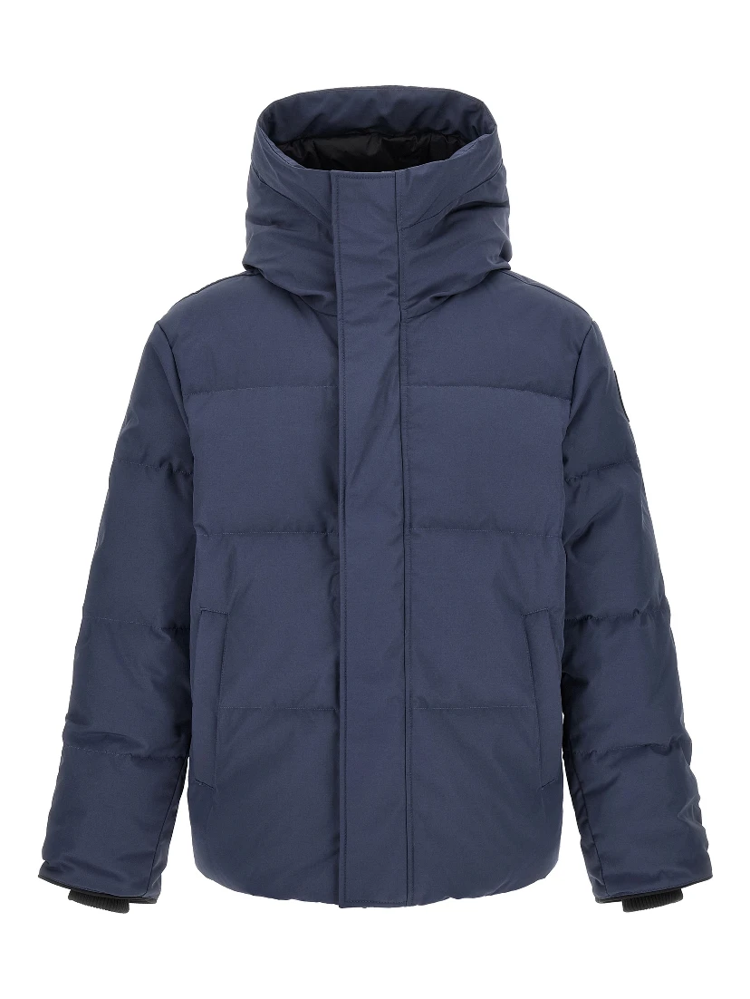 Blue Polyester Parka