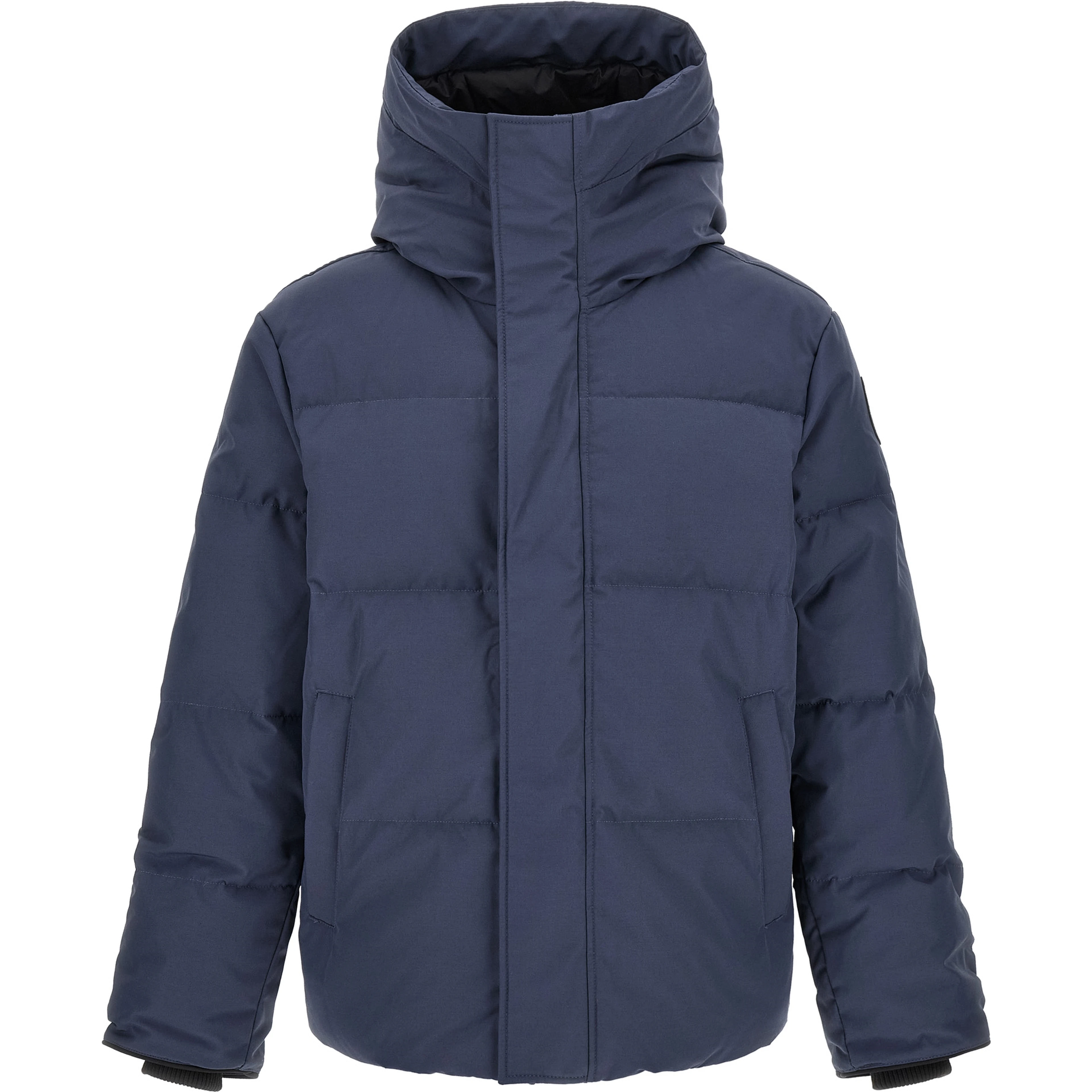 Blue Polyester Parka