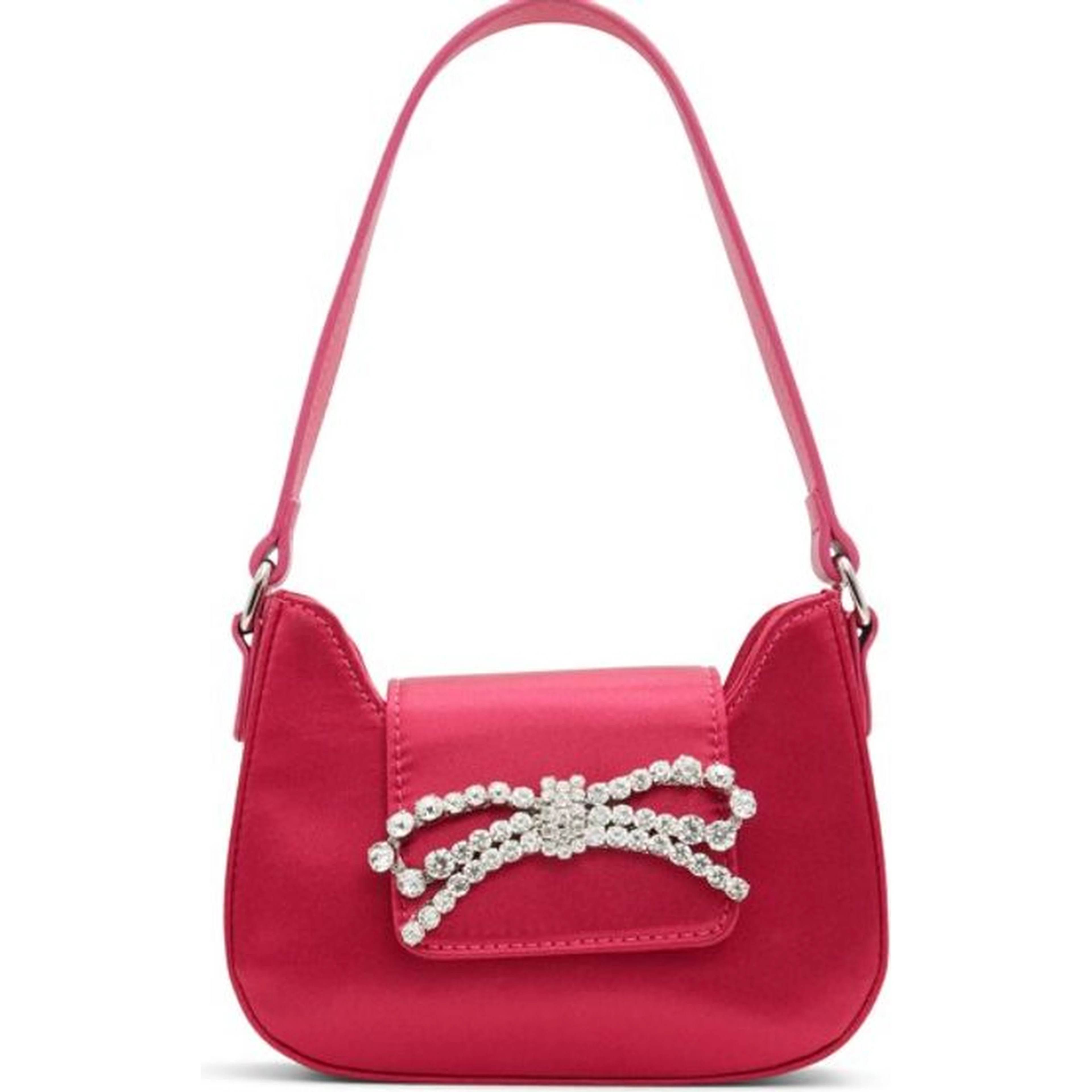 Pink Polyester Handbag