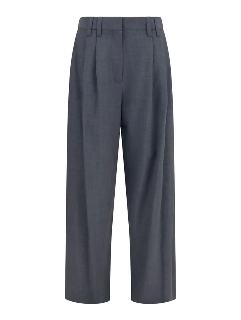 Gray Wool Oves Aries Dress Pants