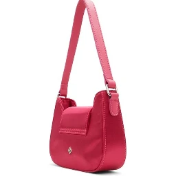 Pink Polyester Handbag