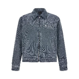 Gray Cotton Denim Jacket