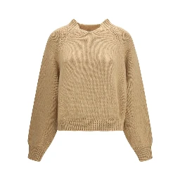 Beige Cashmere Sweater