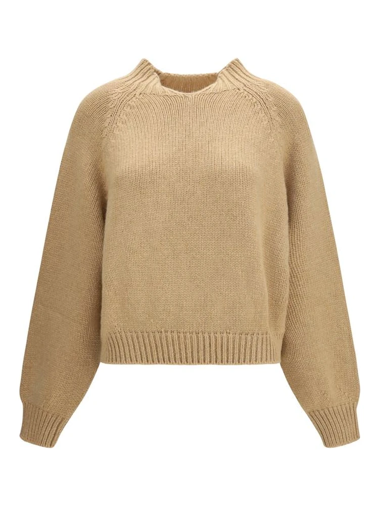Beige Cashmere Sweater
