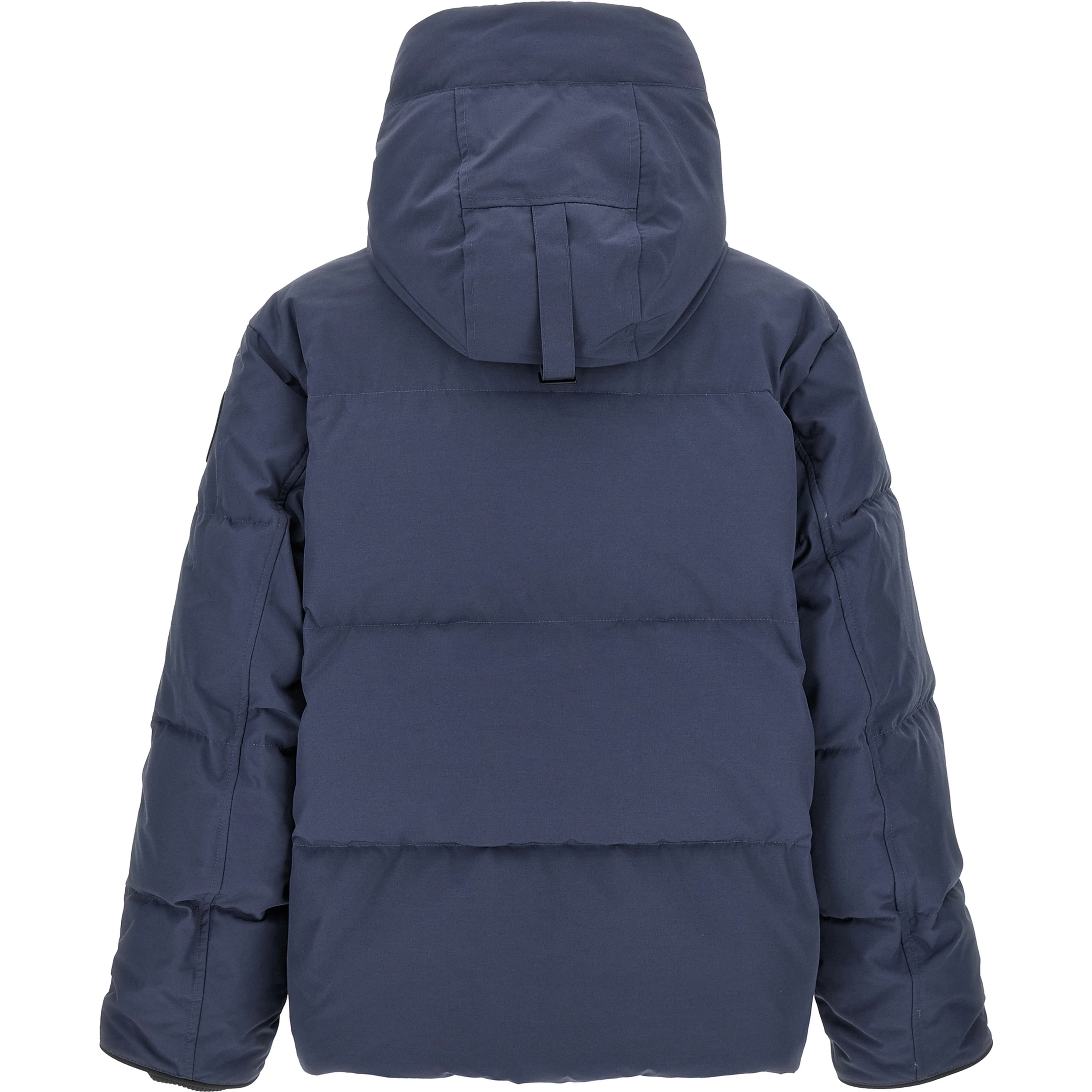 Blue Polyester Parka