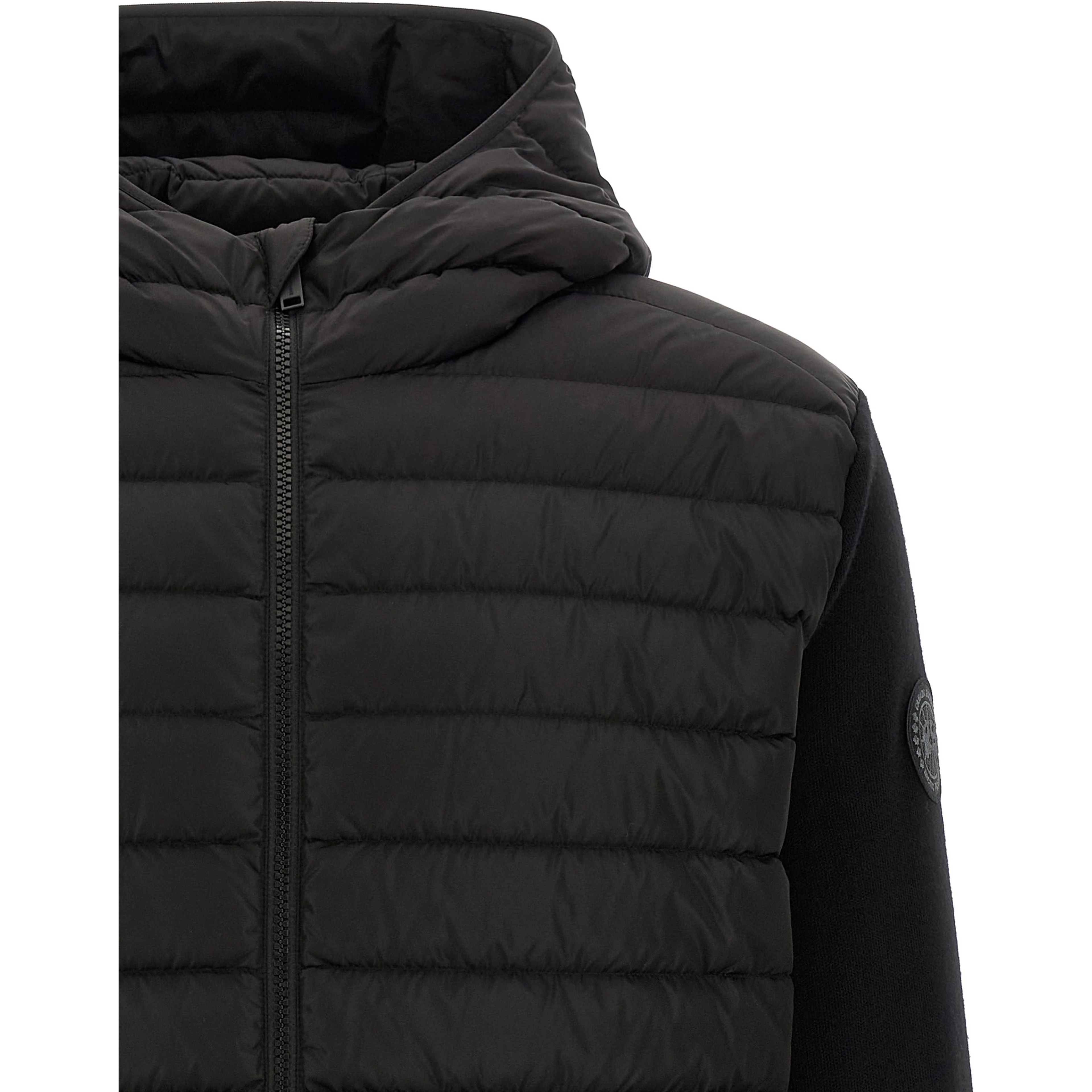Black Wool Full-Length Jacket