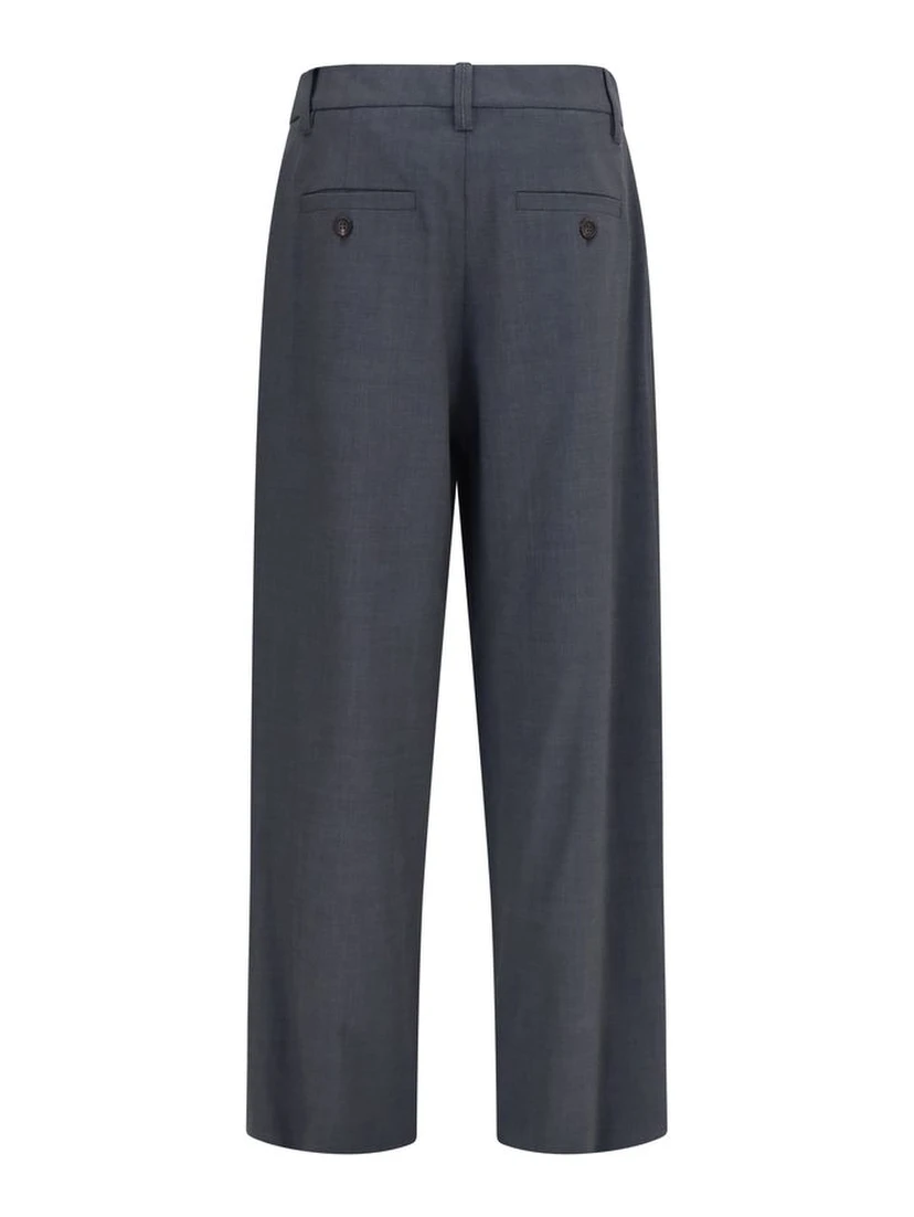 Gray Wool Oves Aries Dress Pants