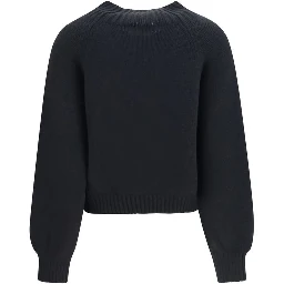 Black Cashmere Sweatshirt