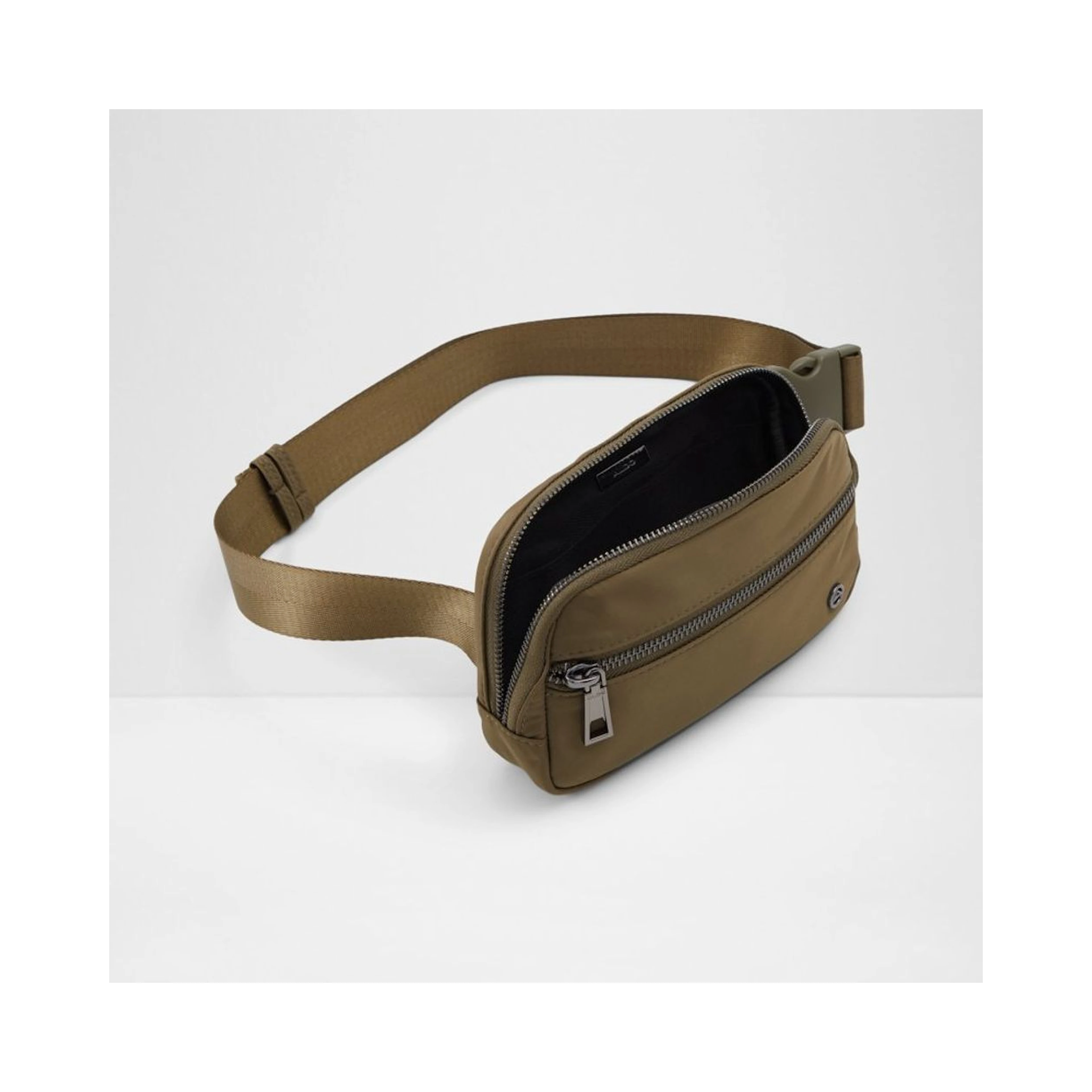 Bicolor Polyester Crossbody Bag