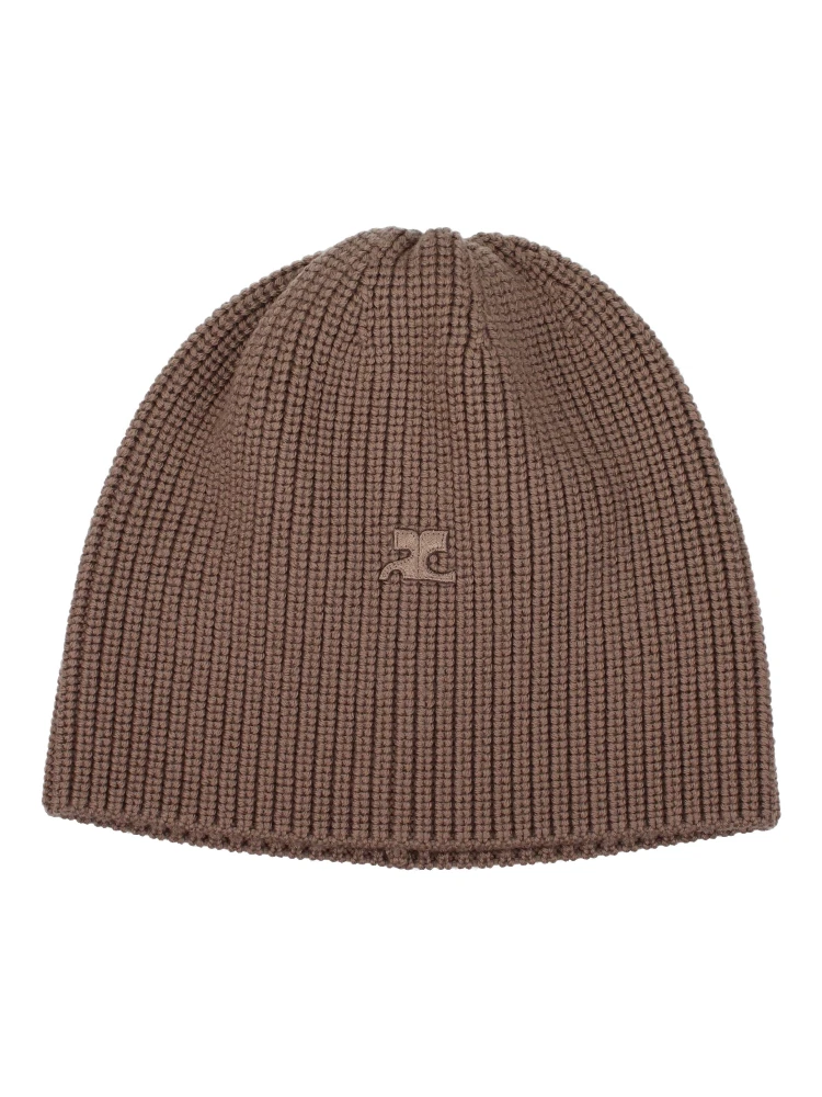 Brown Wool Beanie
