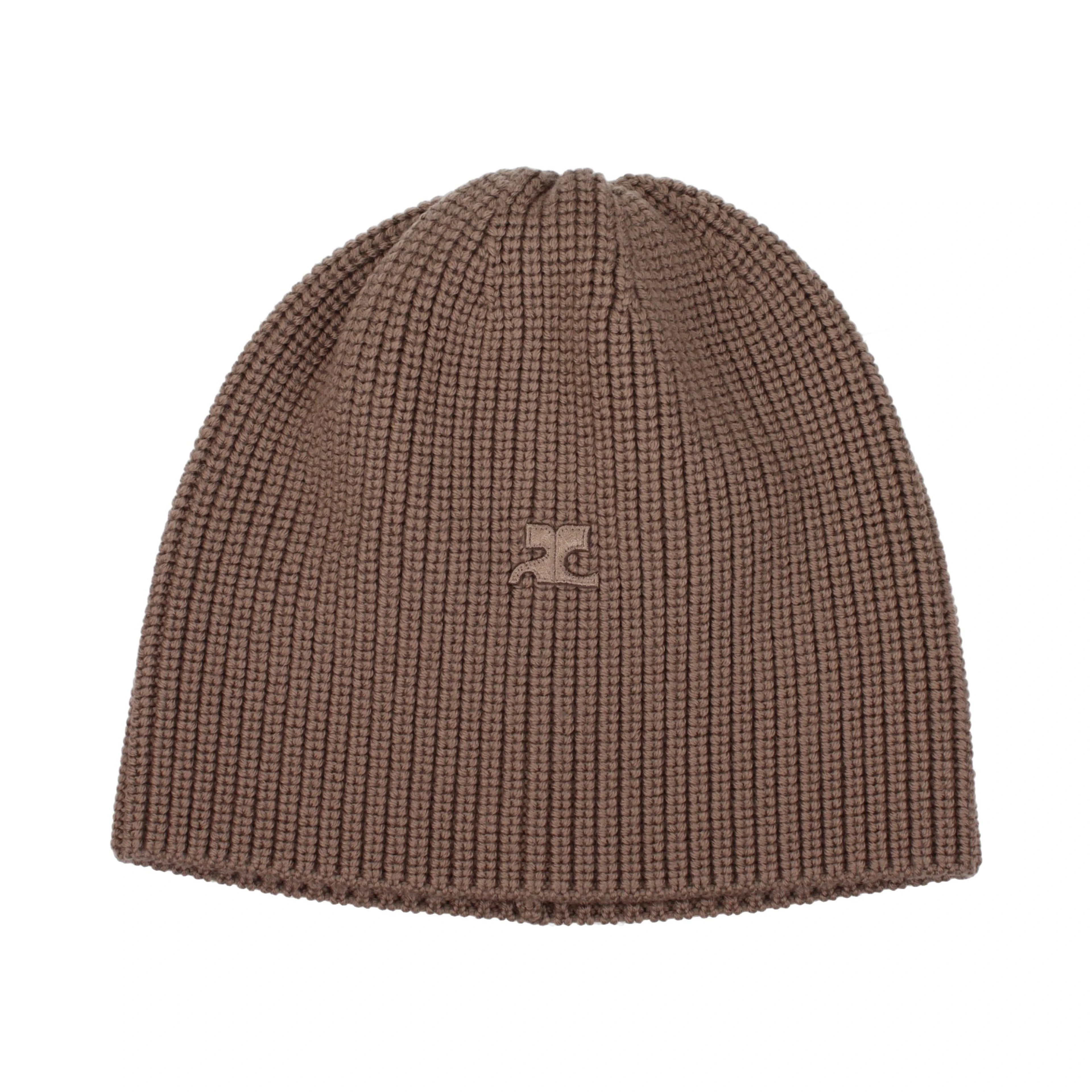 Brown Wool Beanie