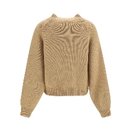 Beige Cashmere Sweater