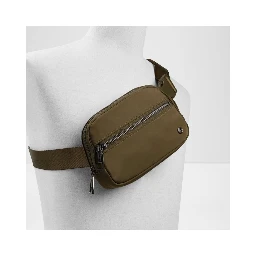 Bicolor Polyester Crossbody Bag