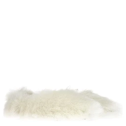 White Fur Slippers