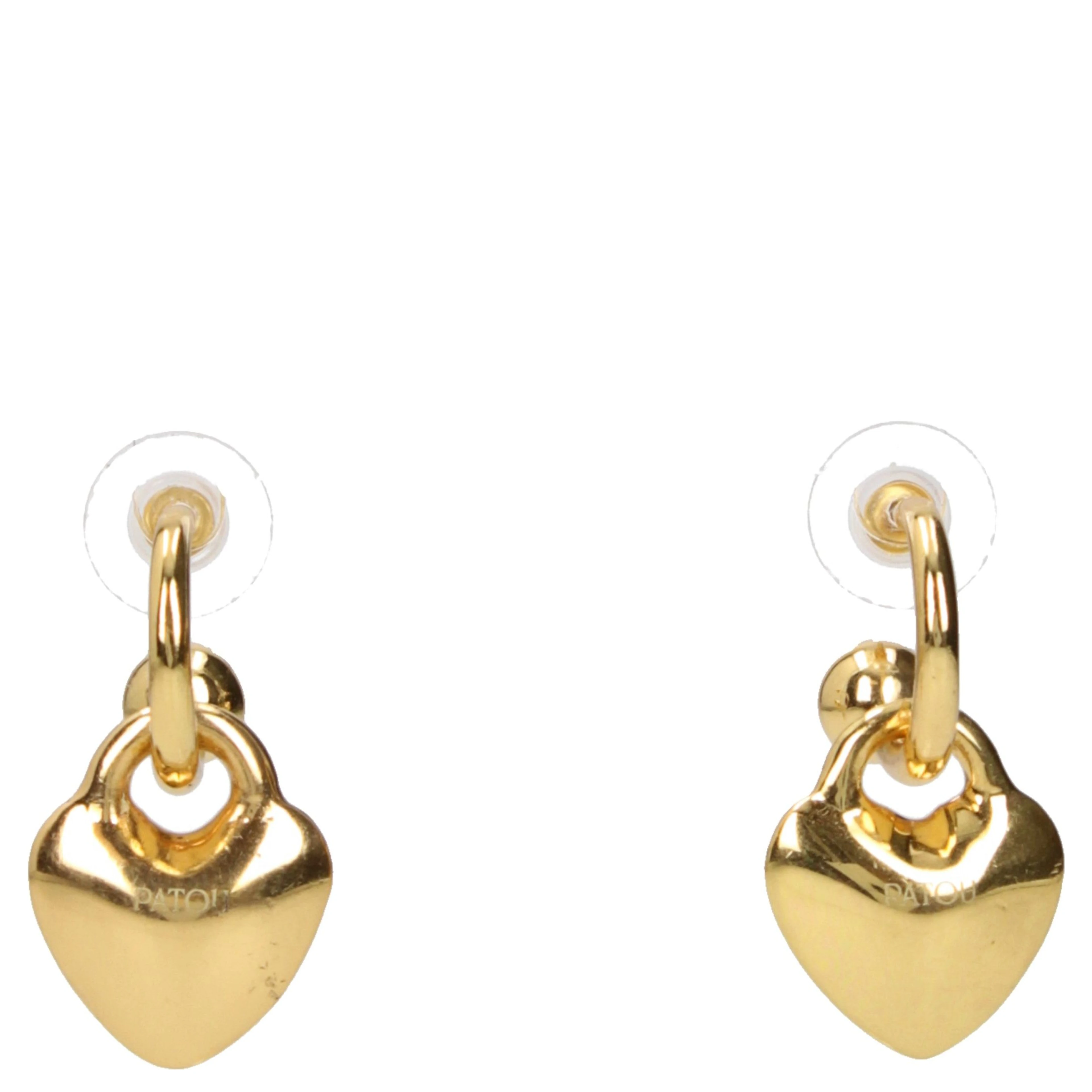 Gold Brass Earrings
