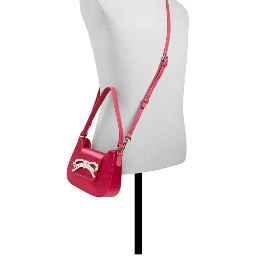 Pink Polyester Handbag