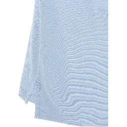 Blue Cotton Polo Shirt
