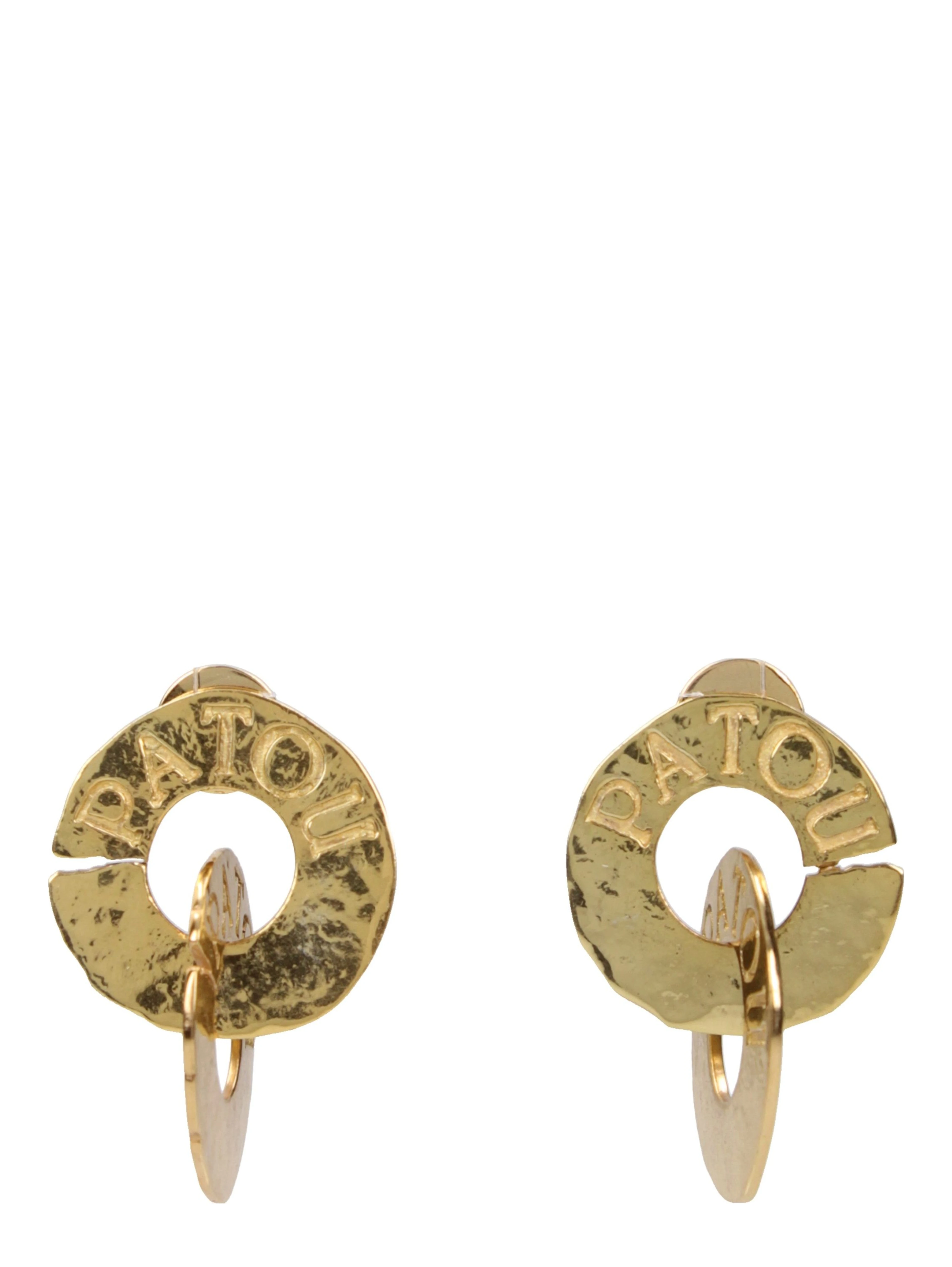 Gold Brass Earrings