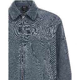 Gray Cotton Denim Jacket