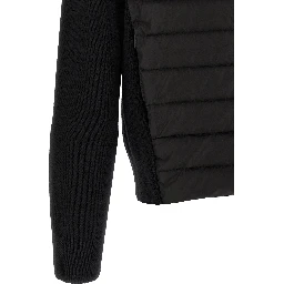 Black Wool Full-Length Jacket