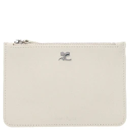 Beige Leather Wallet