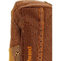 Brown Polyester Backpack