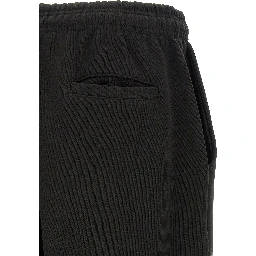 Black Cotton Joggers (Workout Pants)