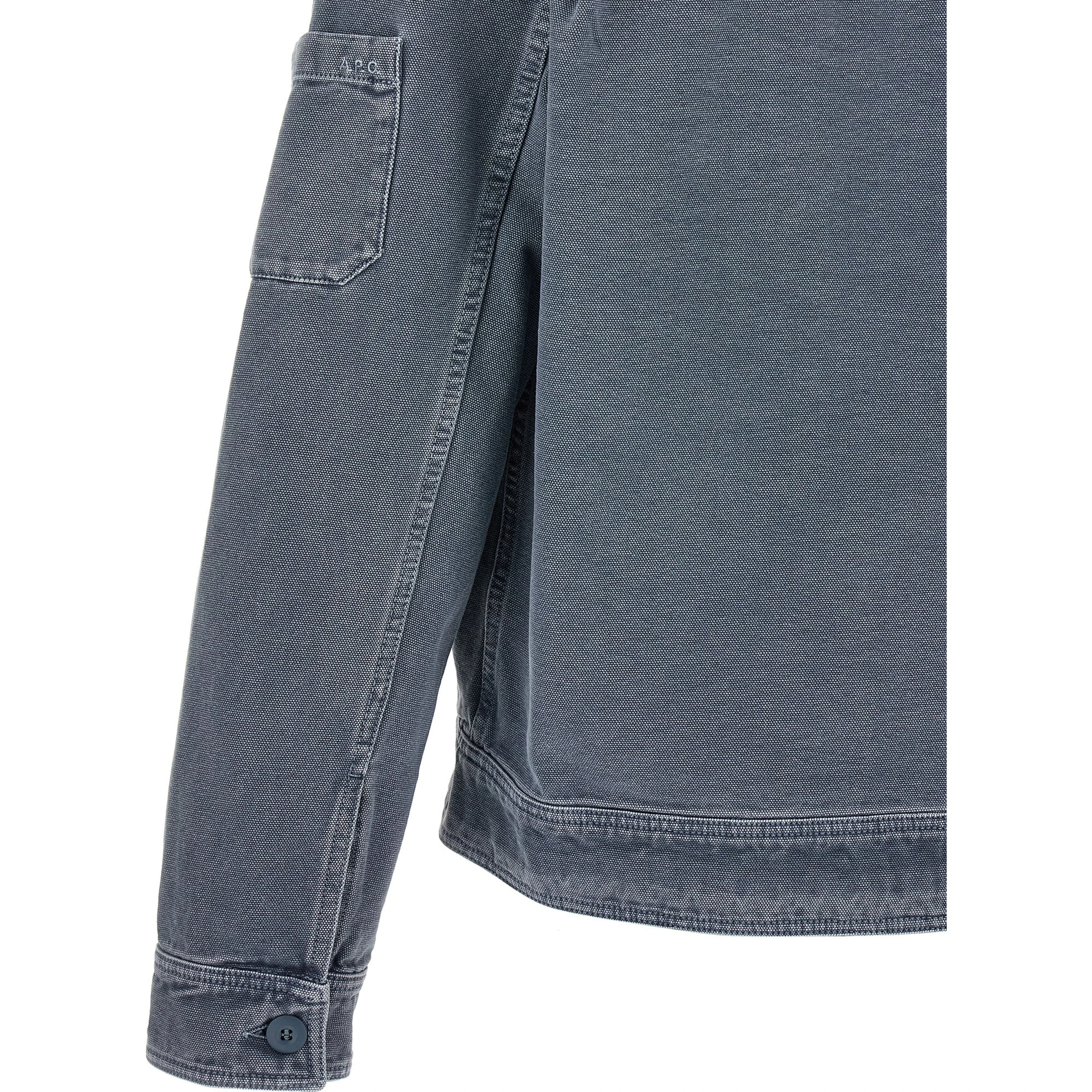 Gray Cotton Denim Jacket